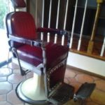 Red Barber Chair - Image 3