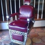 Red Barber Chair