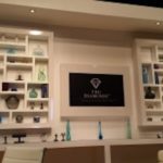 Staggered White Shelf