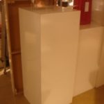 WHITE PEDESTAL