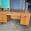 Vintage Wood Desk Clark - Image 3