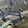 Metal Chandelier Black - Image 2