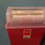BIOHAZARD CONTAINER WITH FLIP LID - Image 2