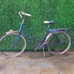 Vintage Blue And White Bike - Image 2