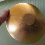 Red and Gold Glass Platter - Image 2