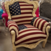 Baroque Throne American Flag