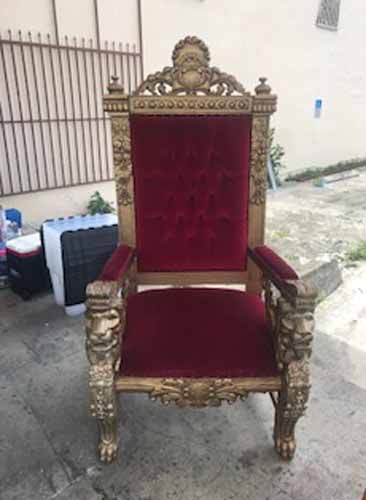 Throne Chairs - Hire in Fl