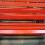 Red Park Bench Bailey - Image 2