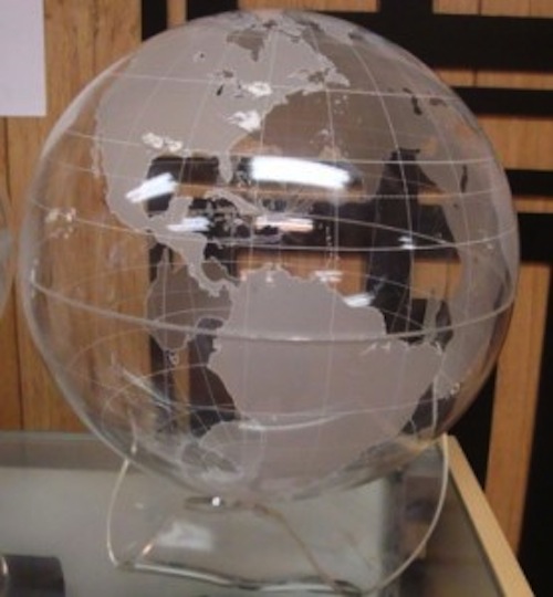 Discriminatie op grond van geslacht saai climax Vintage Clear Globe ⋆ Movie Prop Rentals