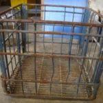 AGED WIRE CRATE