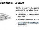 Bleachers 4 Row - Image 2