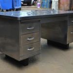 Steel Case Desk