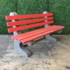 Red Park Bench Bailey - Image 3