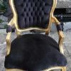Baroque Black and Gold Couch - Image 3
