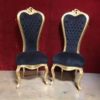 Mini Throne Chair / Black & Gold