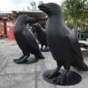 Custom Oversized Black Birds