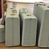 Vintage Pastel/ Powder Blue Luggage Set - Image 2