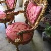 Victorian Red Velvet Chair - Image 3