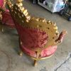 Victorian Red Velvet Chair - Image 4