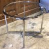 Chrome Glass Side Table