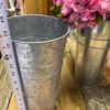 Galvanized Flower Buckets 2 - Image 2