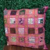 Patchwork Pink Pillow Large
