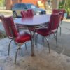 Red Retro Dining Set - Image 2