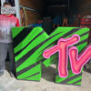 Custom Oversized MTV Logo - Image 3