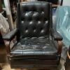 Tufted Leather Lounge Chair - Image 6