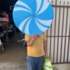 Oversize 3D Swirl Candy