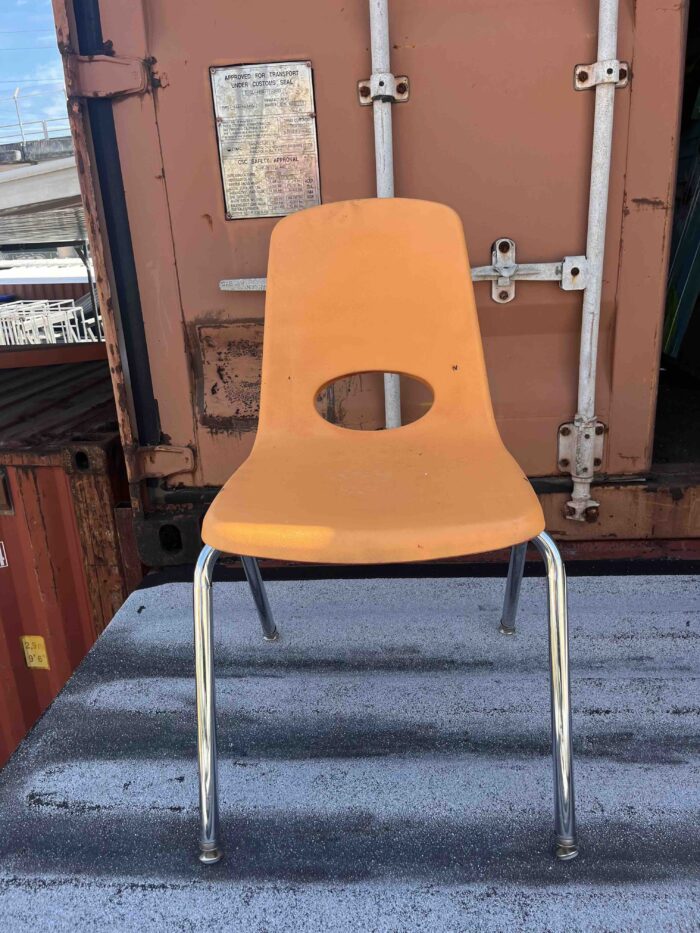 Orange School Chair - Image 2