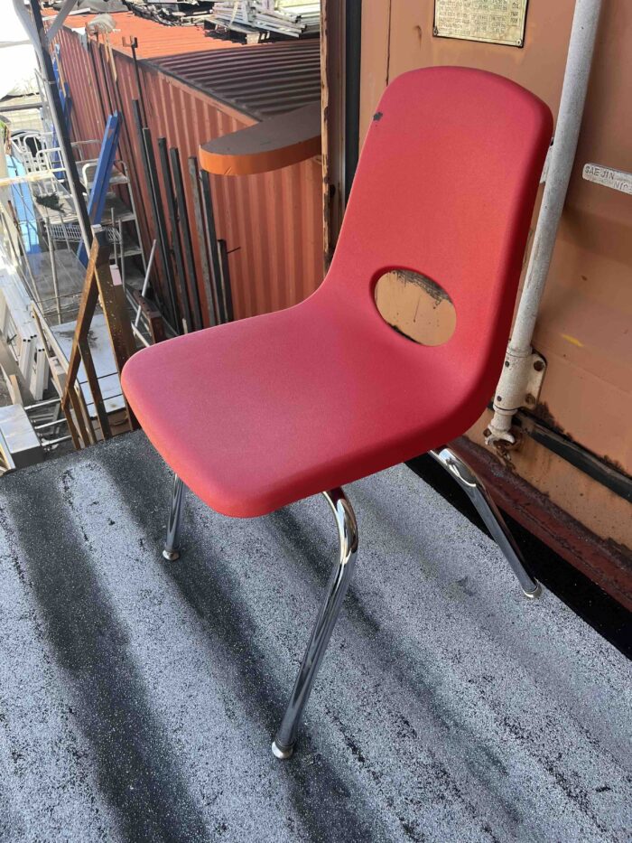 Red School Chair - Image 2