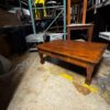 Vintage Wood Coffee Table - Image 2