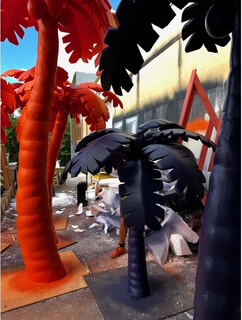 Custom Faux 3D Palm Trees Louie - Image 6